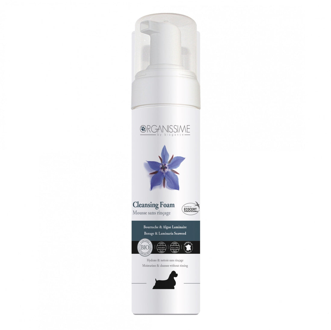 Mousse sans rinçage Organissime
