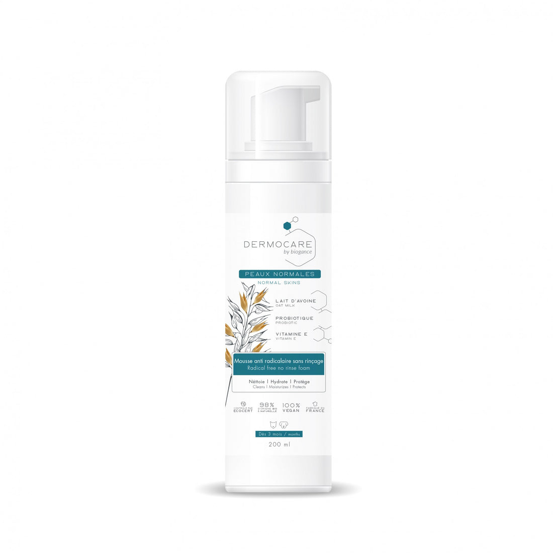 Mousse anti-radicalaire sans rinçage Dermocare