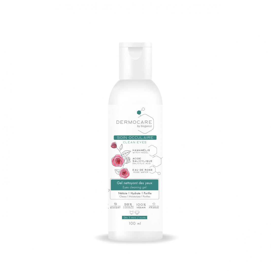 Gel nettoyant oculaire Dermocare