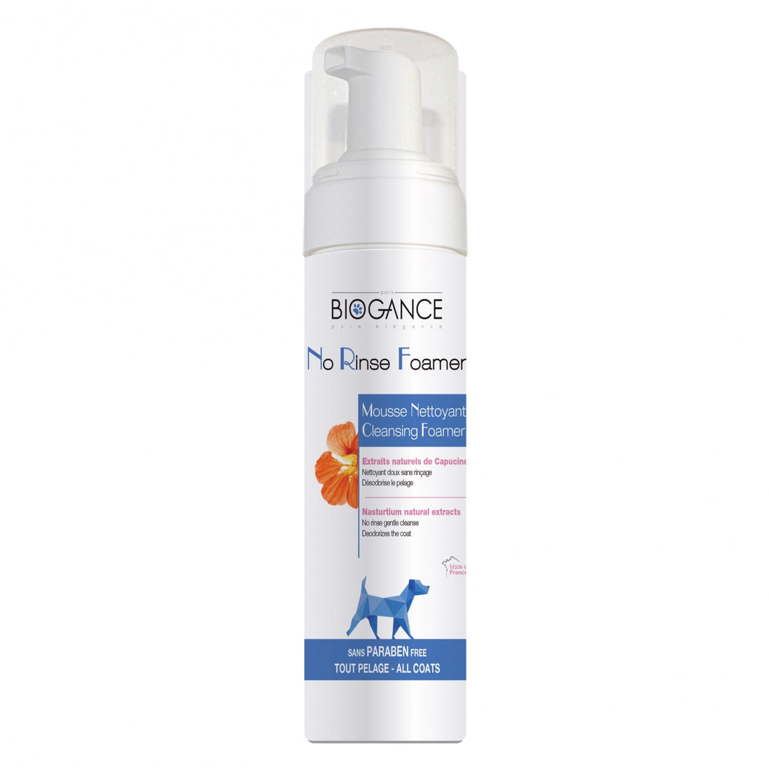 Mousse sans rinçage naturelle