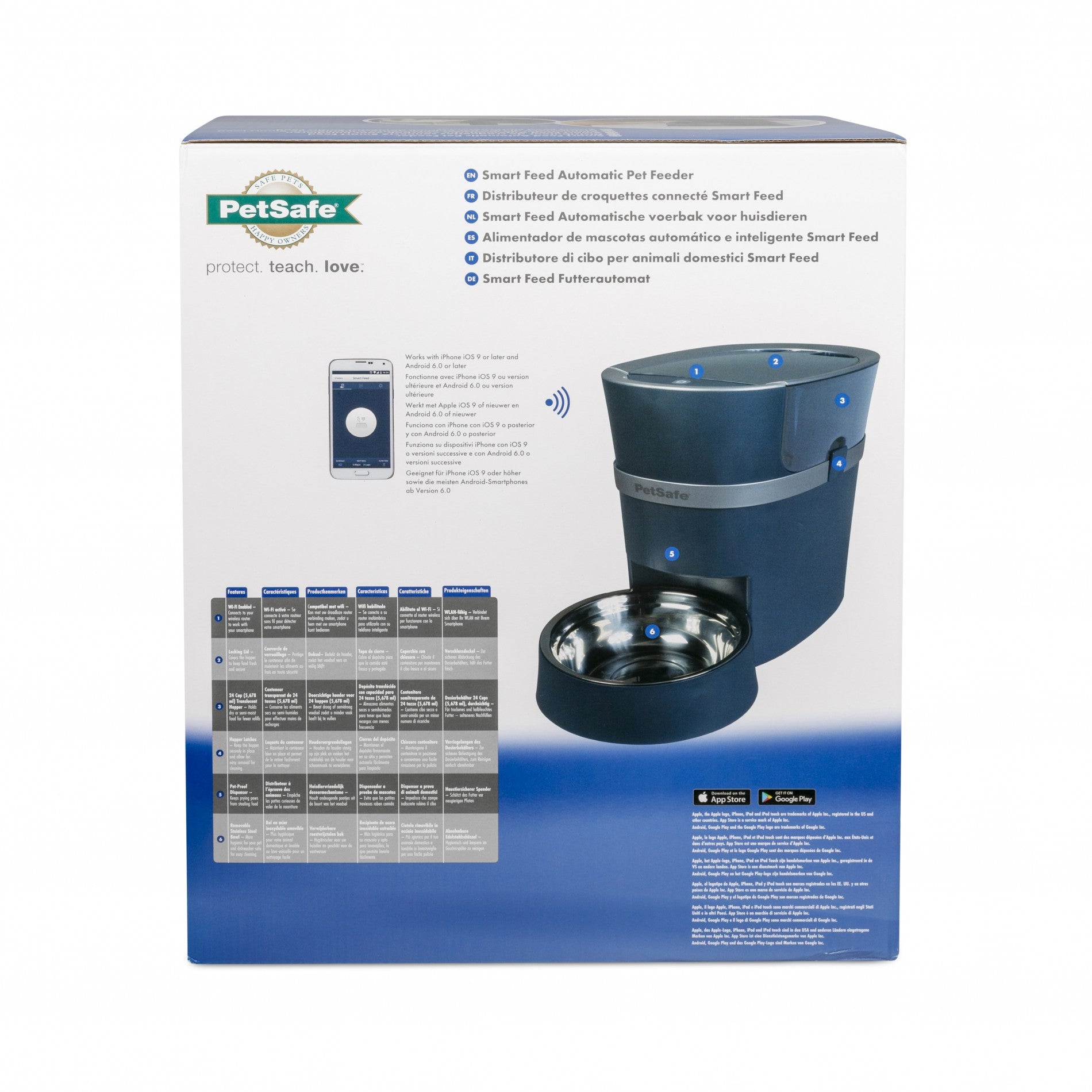 Distributeur connecté Smart Feed 12 repas