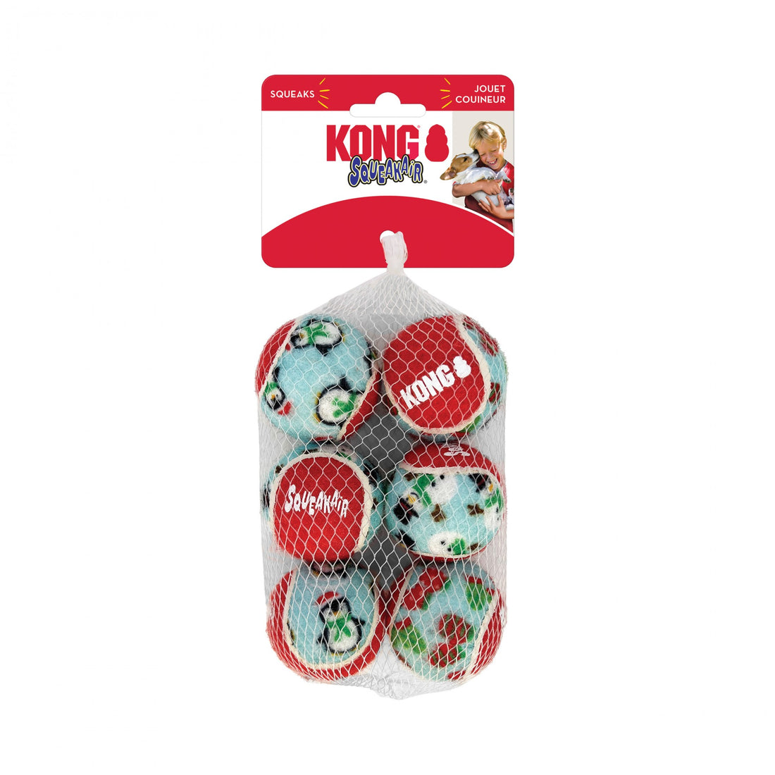 Balles de tennis SqueakAir® de Noël