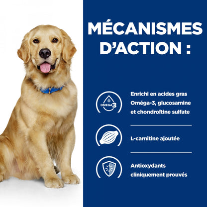 HILL’S Prescription Diet j/d Mobility en Boîtes au Poulet – Pâtée pour chien