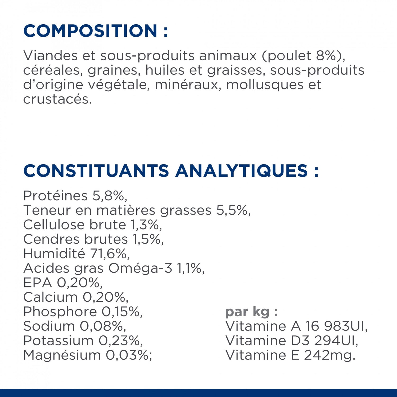 HILL’S Prescription Diet j/d Mobility en Boîtes au Poulet – Pâtée pour chien