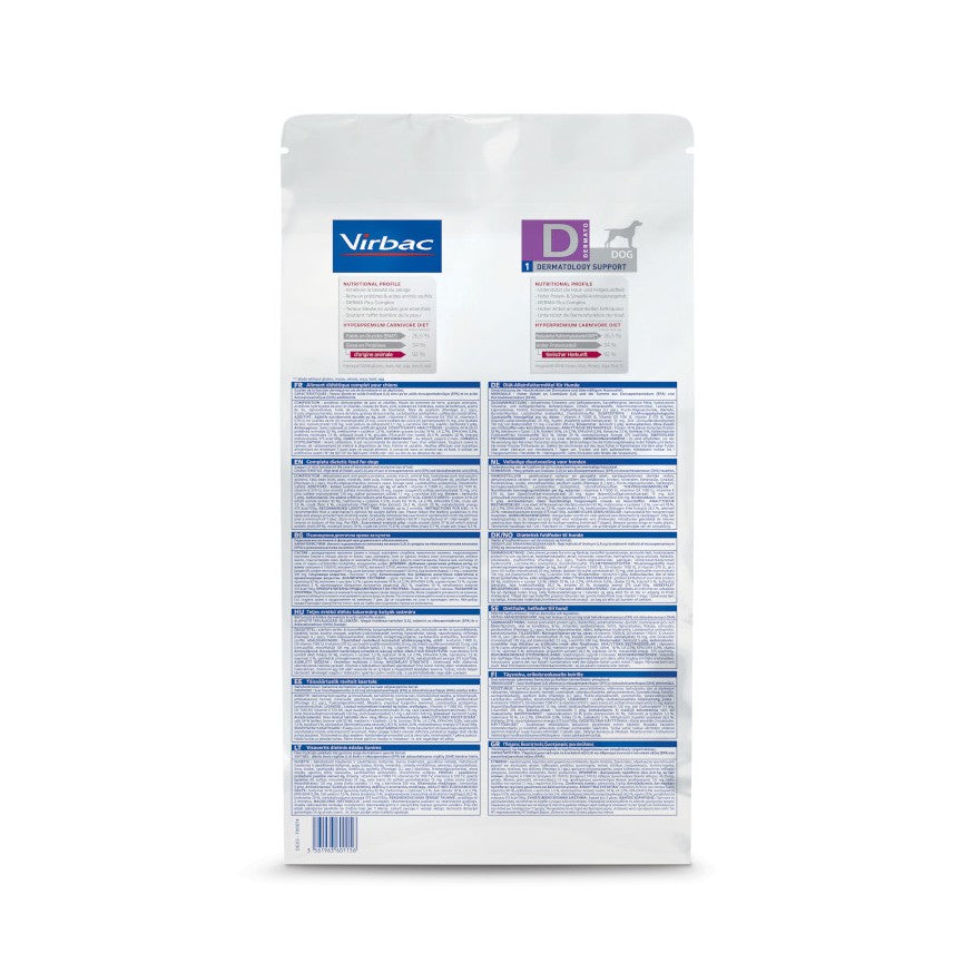 VIRBAC VETERINARY HPM Diététique Dermatology support
