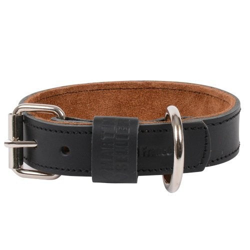 Collier cuir Black &amp; Tan - Noir