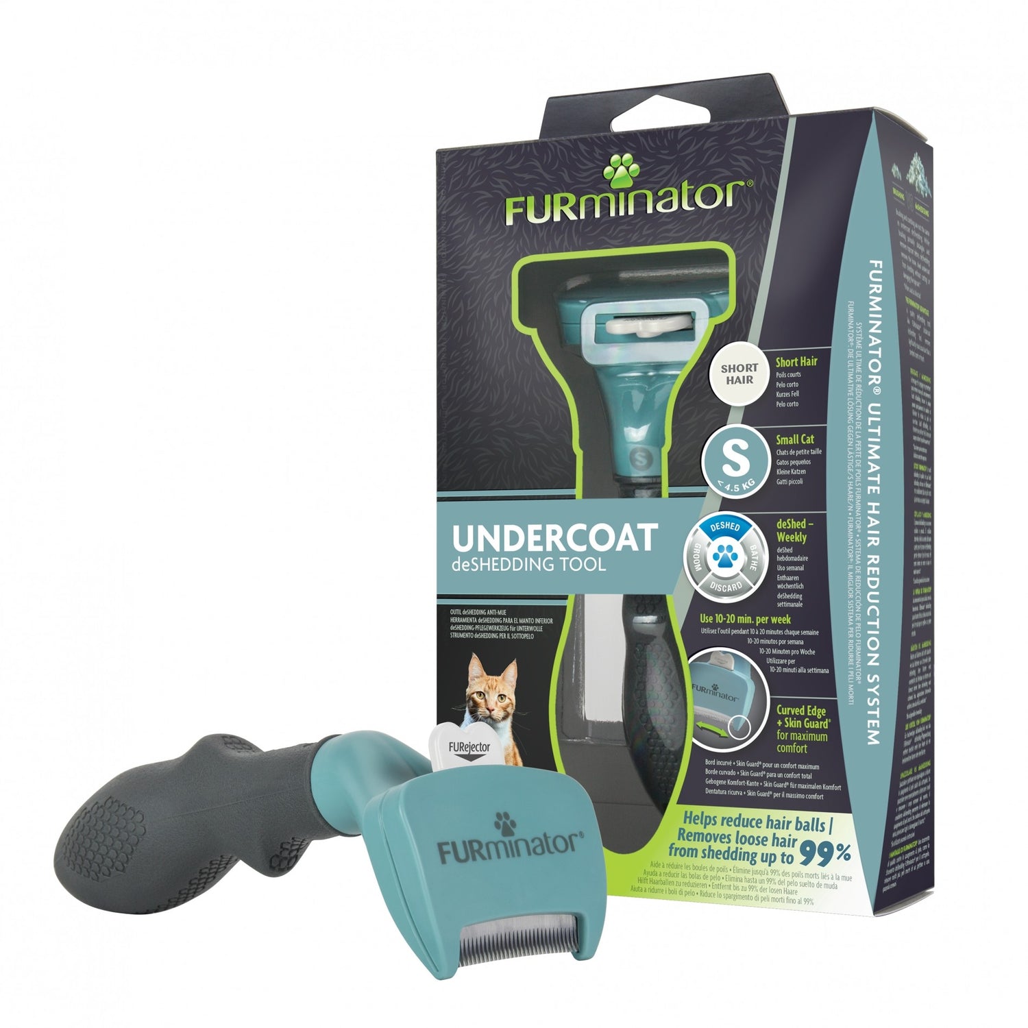 Brosse Furminator poils courts
