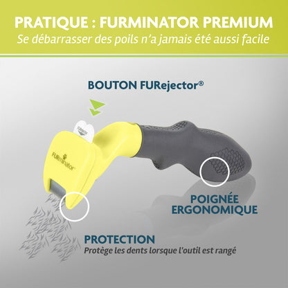 Brosse Furminator poils courts