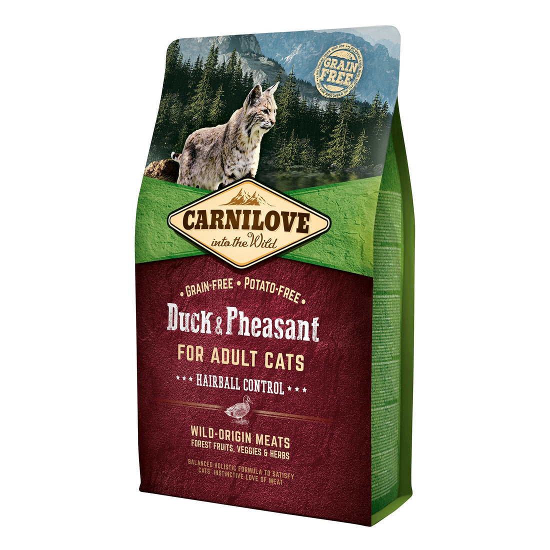 CARNILOVE Adult Hairball Control Canard &amp; Faisan