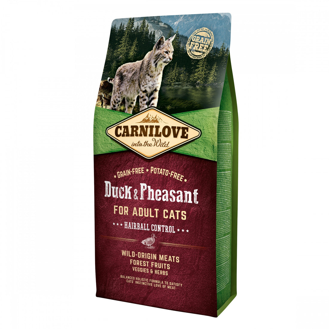 CARNILOVE Adult Hairball Control Canard &amp; Faisan