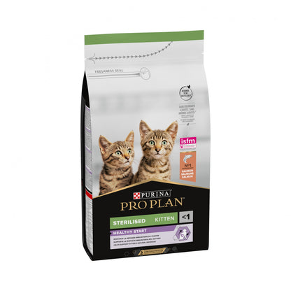 PRO PLAN Healthy Start Sterilised Kitten au Saumon - Croquettes pour chaton