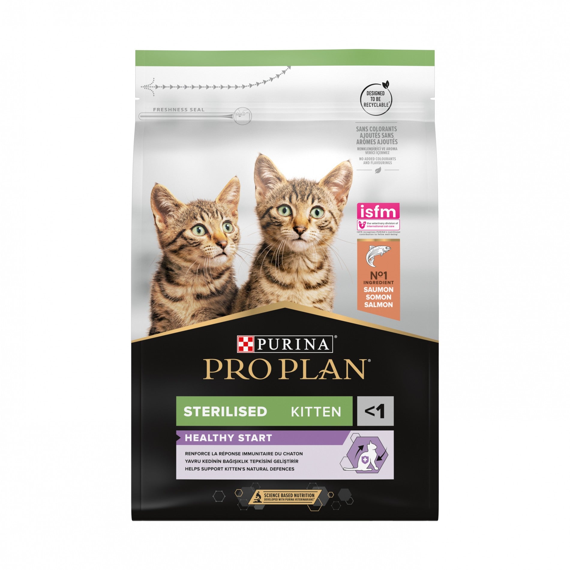 PRO PLAN Healthy Start Sterilised Kitten au Saumon - Croquettes pour chaton