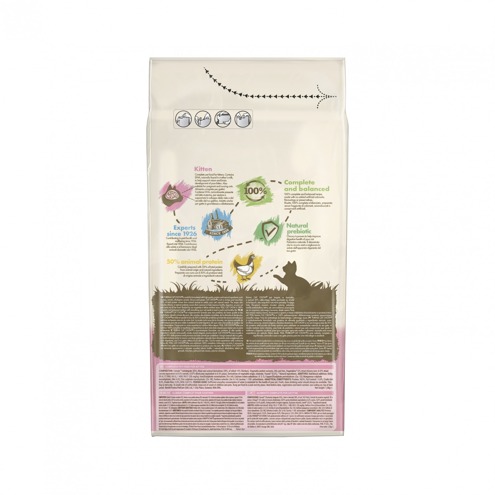 PURINA CAT CHOW Kitten au Poulet - Croquettes pour chaton