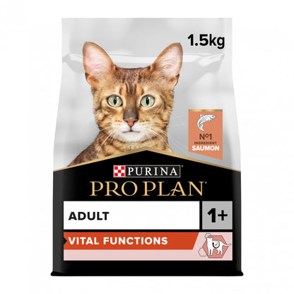 PRO PLAN Vital Functions Adult au Saumon - Croquettes pour chat