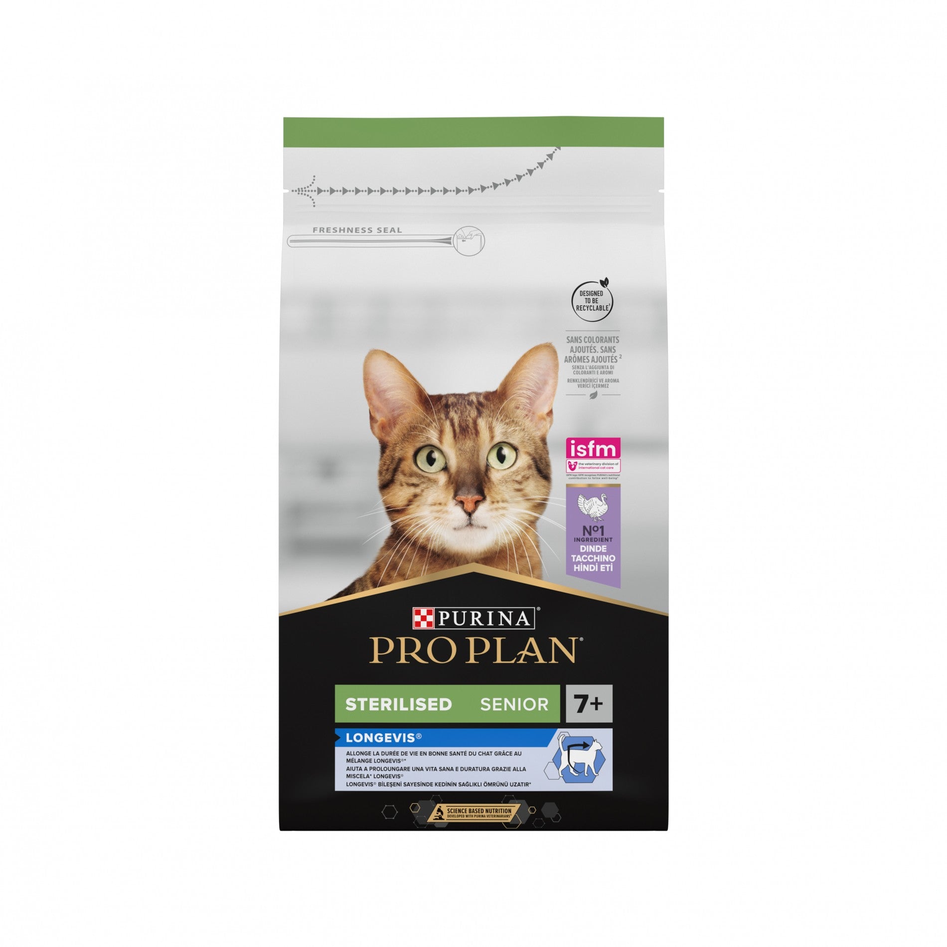 PRO PLAN Longevis Sterilised Senior à la Dinde - Croquettes pour chat
