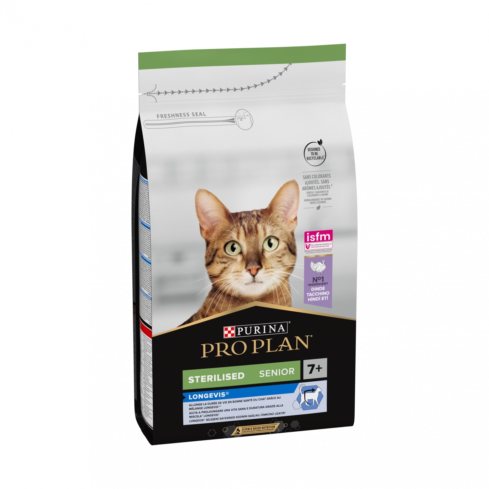 PRO PLAN Longevis Sterilised Senior à la Dinde - Croquettes pour chat
