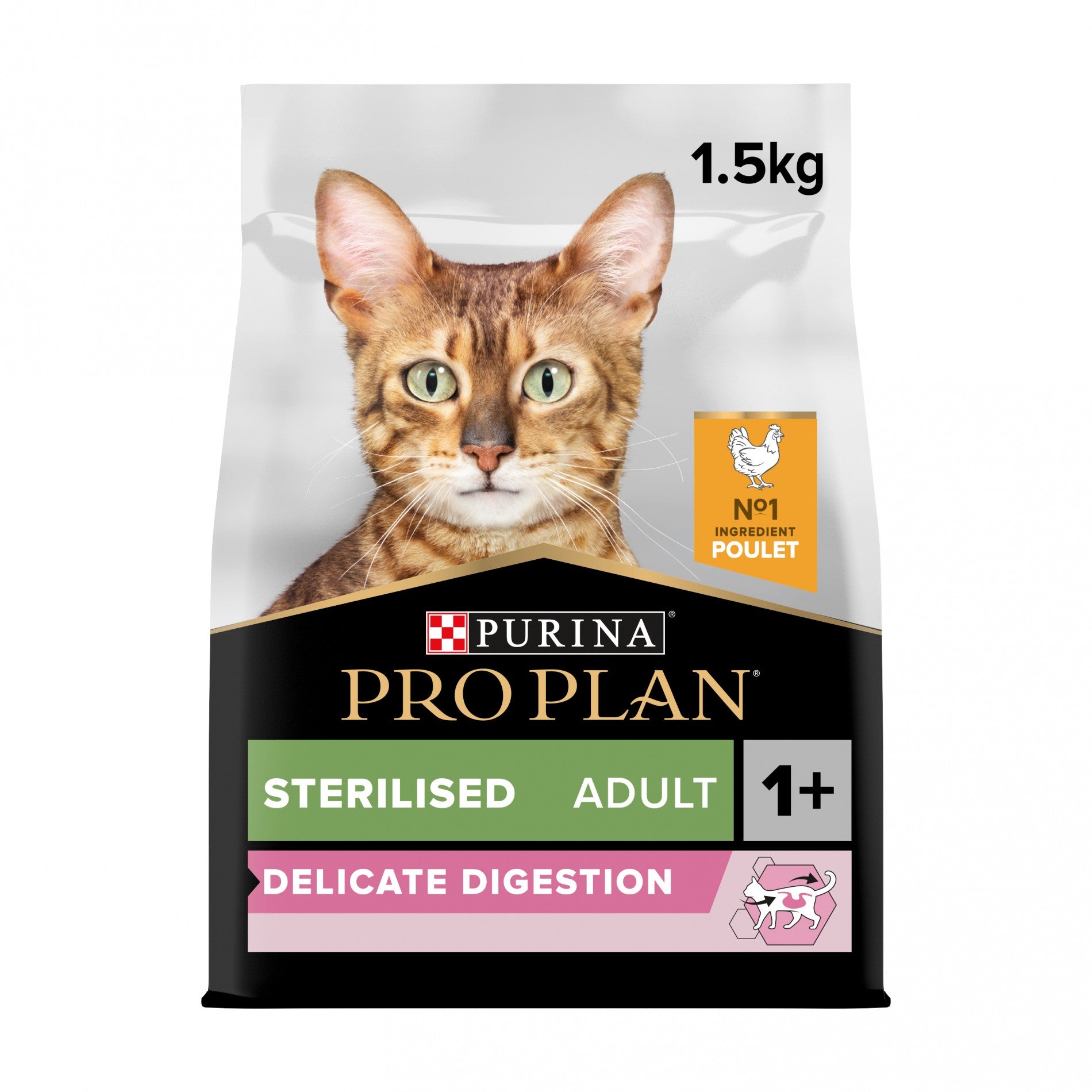 PRO PLAN Delicate Digestion Sterilised Adult au Poulet - Croquettes pour chat