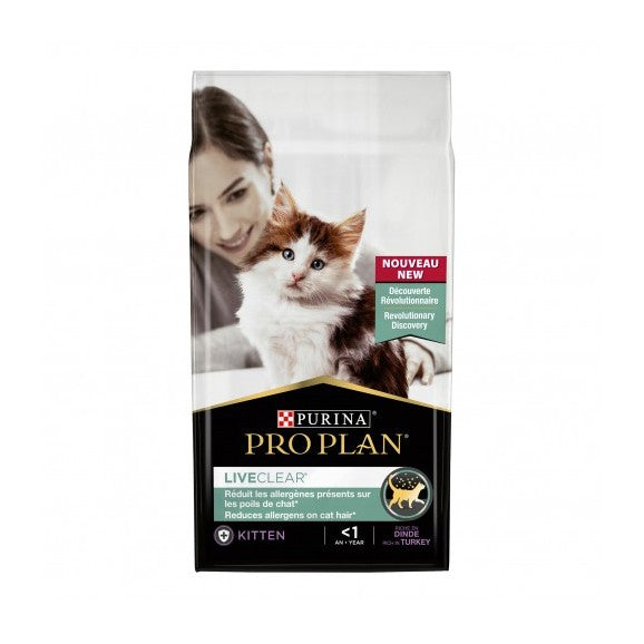 PRO PLAN LiveClear Kitten à la dinde - Croquettes pour chaton