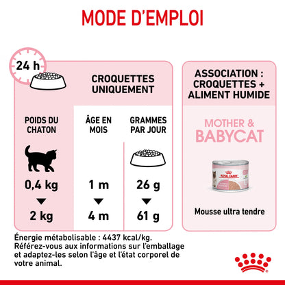 ROYAL CANIN Mother &amp; BabyCat - Croquettes pour chatte et chaton