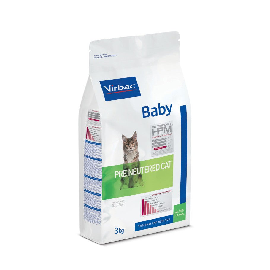 VIRBAC VETERINARY HPM Physiologique Baby Pre Neutered Cat