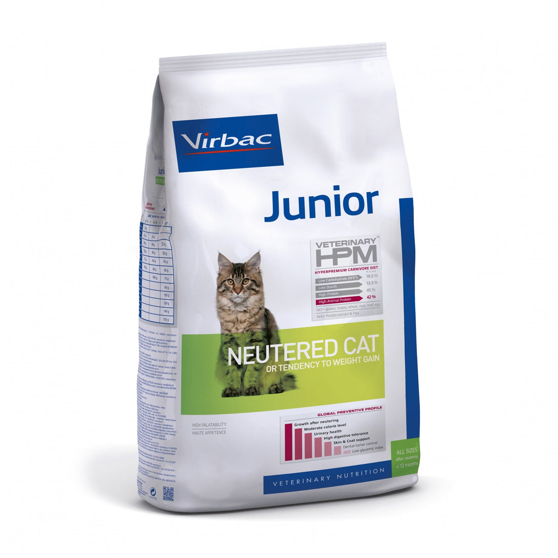 VIRBAC VETERINARY HPM Physiologique Junior Neutered Cat
