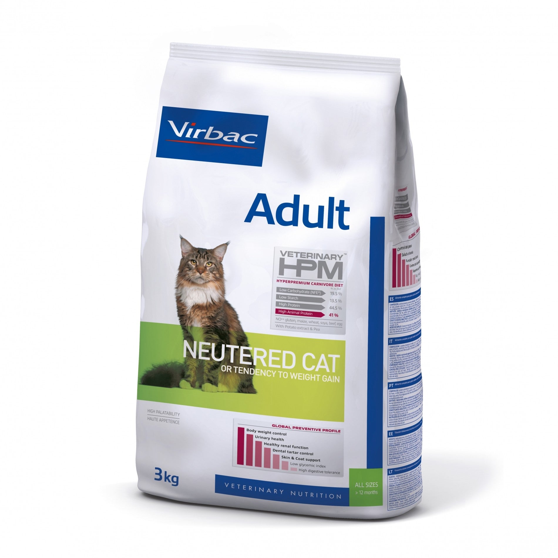 VIRBAC VETERINARY HPM Physiologique Adult Neutered Cat