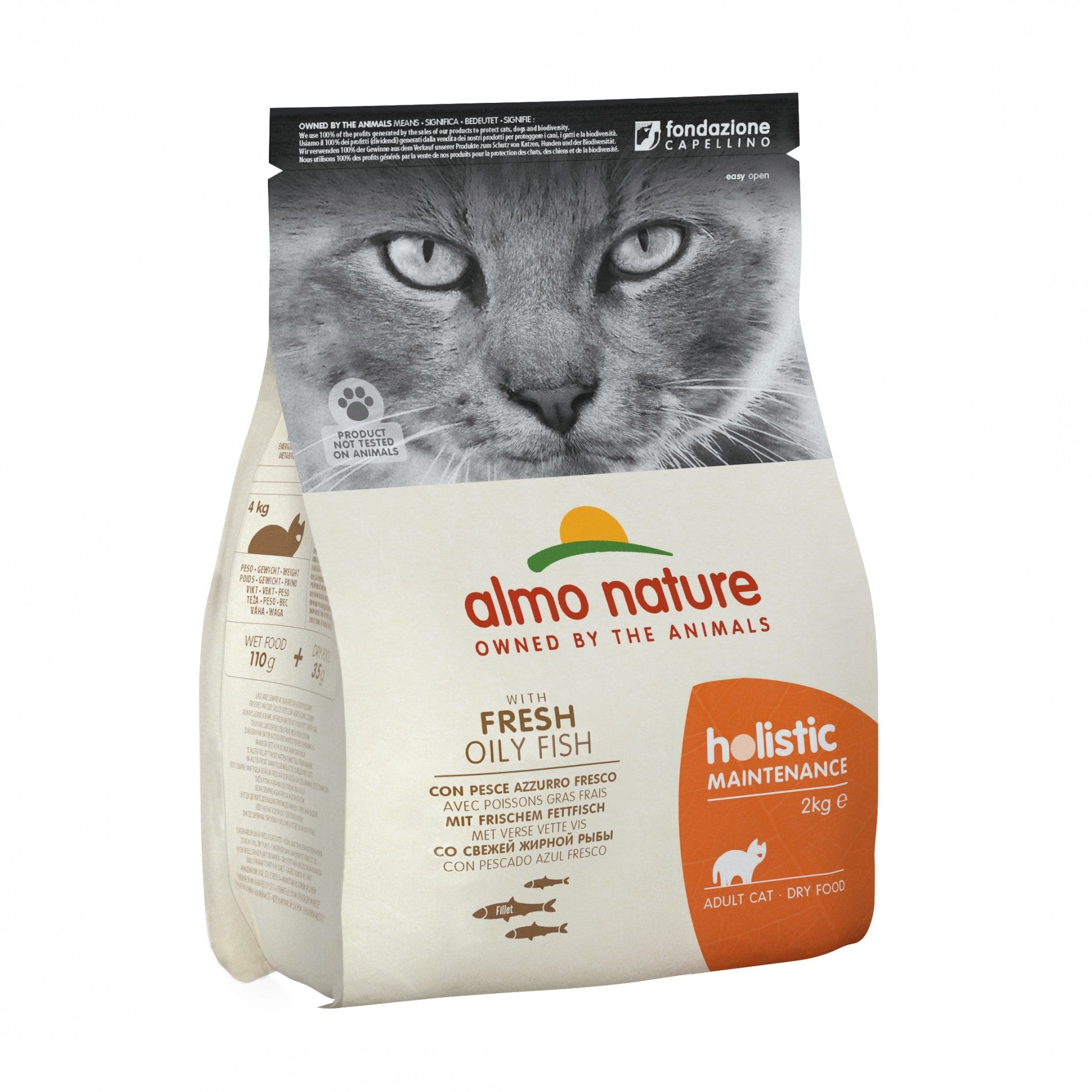 Almo Nature Croquettes Chat Adulte - Holistic Maintenance Poissons