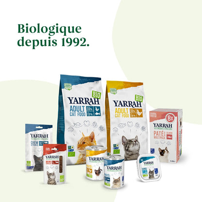 Yarrah croquettes bio pour chat adulte