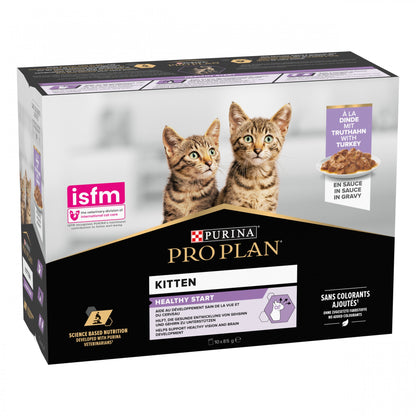 PRO PLAN Healthy Start Kitten en sauce à la Dinde - Pâtée pour chaton