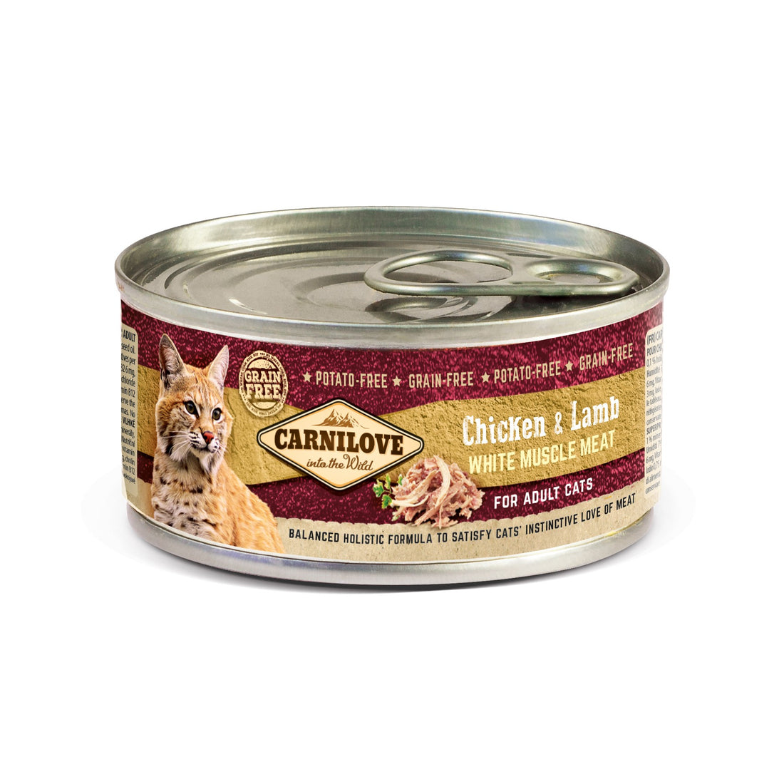 CARNILOVE Adult Poulet &amp; Agneau en Boîte - Pâtée pour chat