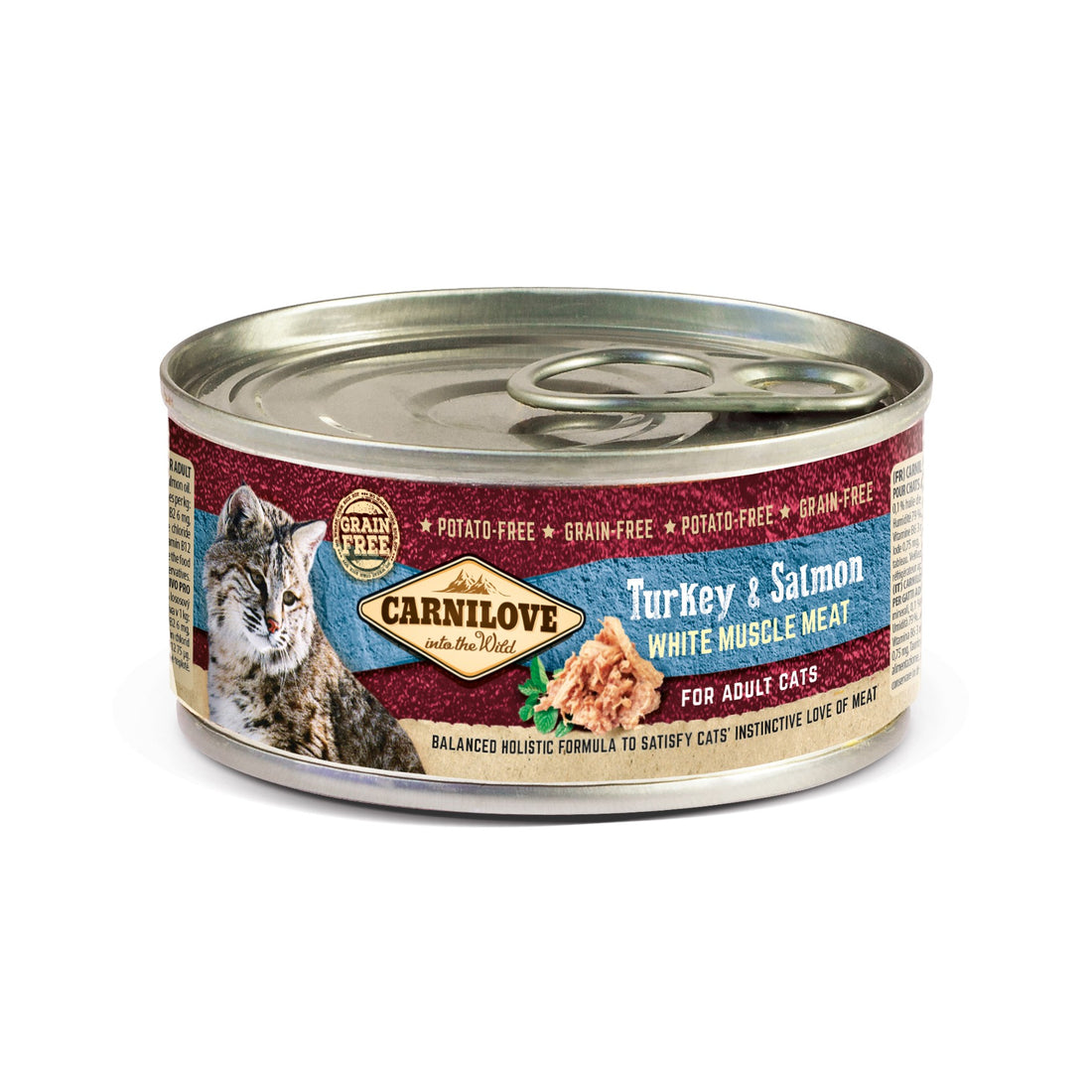 CARNILOVE Adult Dinde &amp; Saumon en Boîte - Pâtée pour chat
