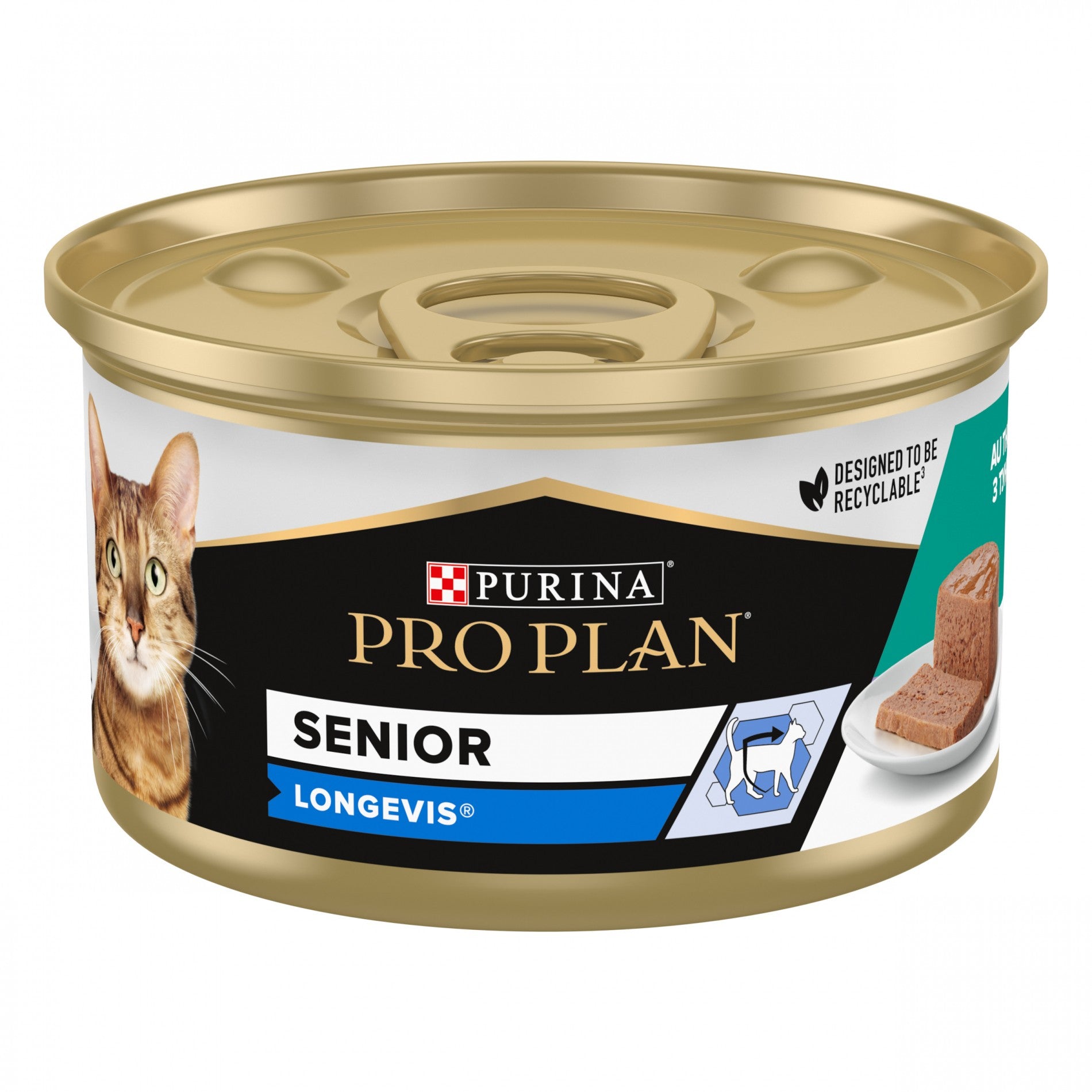 PRO PLAN Longevis Senior en mousse au thon - Pâtée pour chat