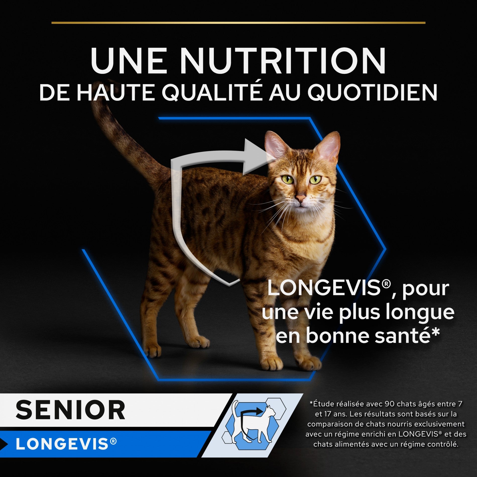 PRO PLAN Longevis Senior en mousse au thon - Pâtée pour chat