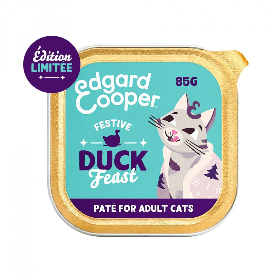 Edgard &amp; Cooper Pâtée Moelleuse Édition Festive – Pâtée pour chat adulte