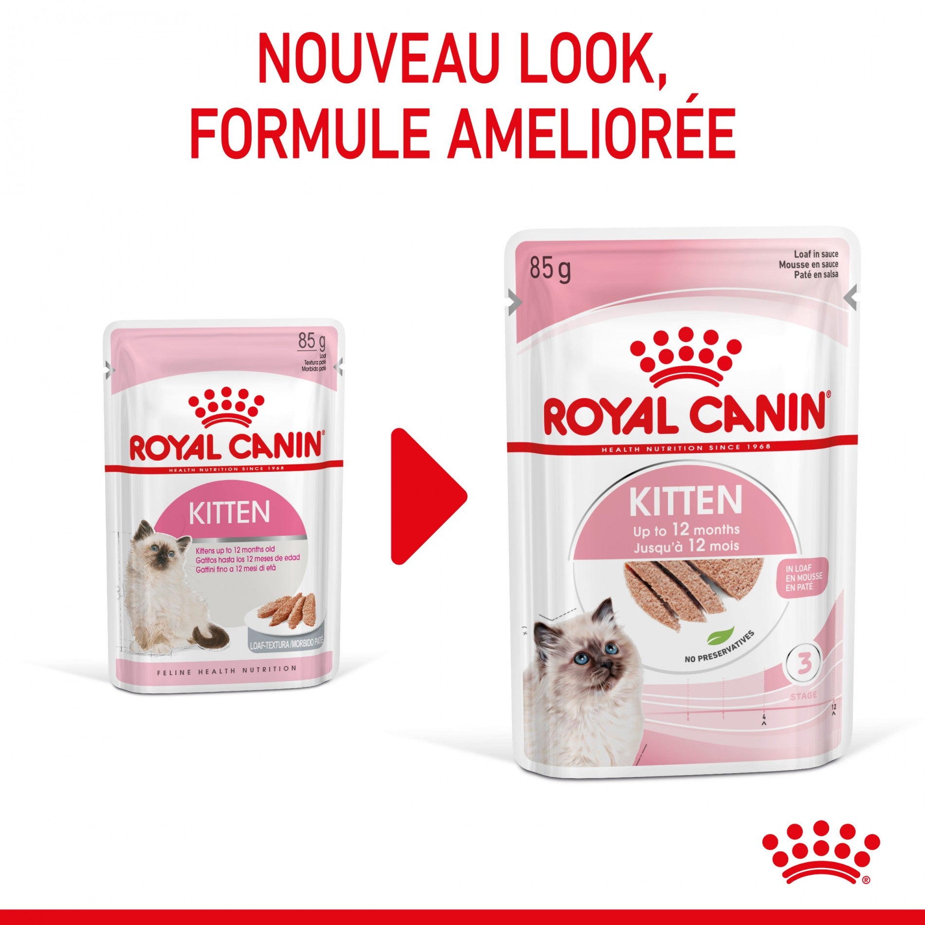 Royal Canin Kitten - Mousses pour chaton