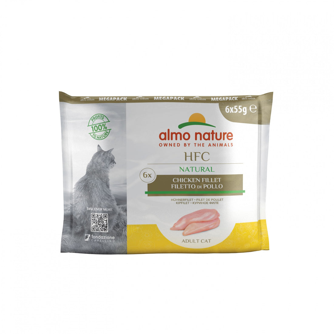 Almo Nature Pâtées Chat Adulte - HFC Natural - 6 x 55 g