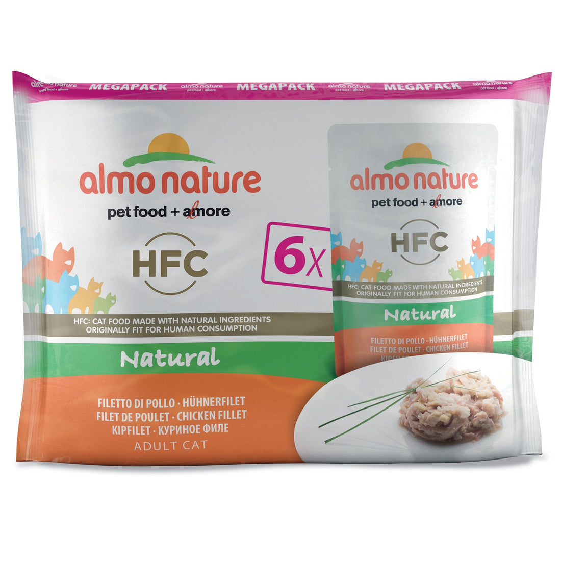 Almo Nature Pâtées Chat Adulte - HFC Natural - 6 x 55 g