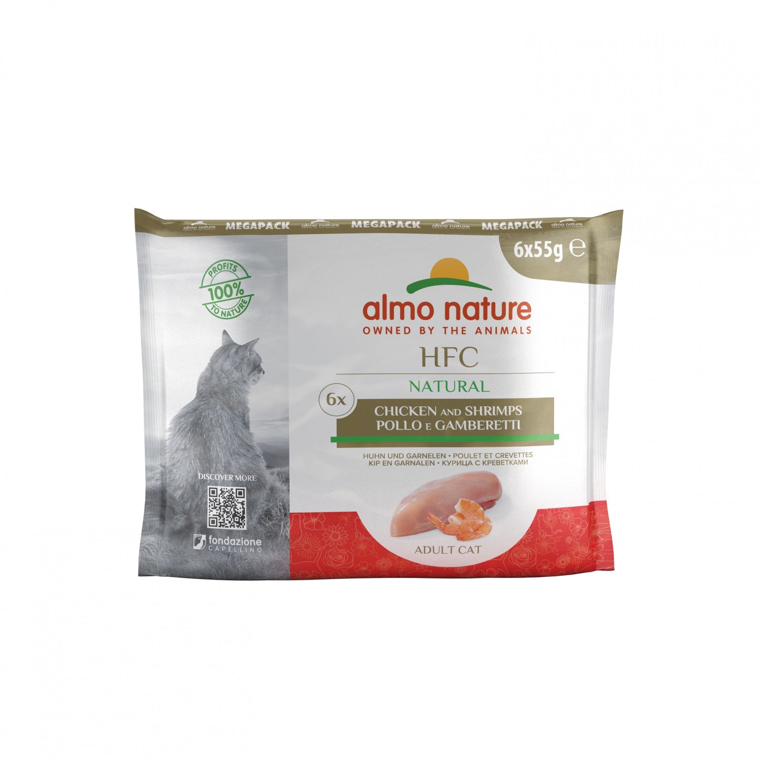 Almo Nature Pâtées Chat Adulte - HFC Natural - 6 x 55 g