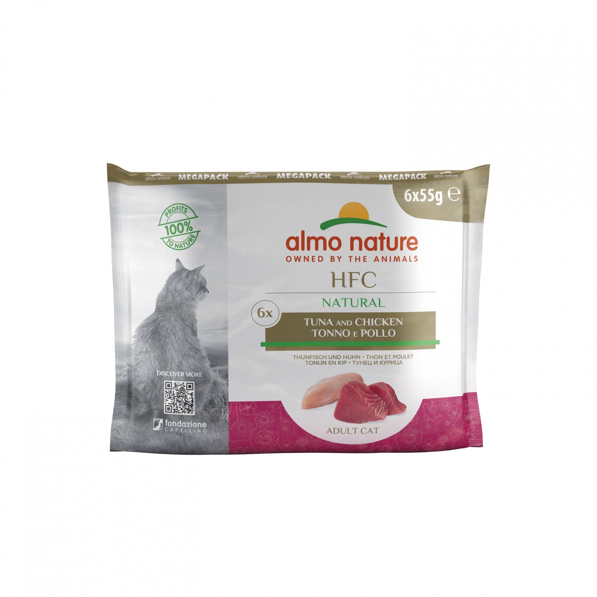 Almo Nature Pâtées Chat Adulte - HFC Natural - 6 x 55 g