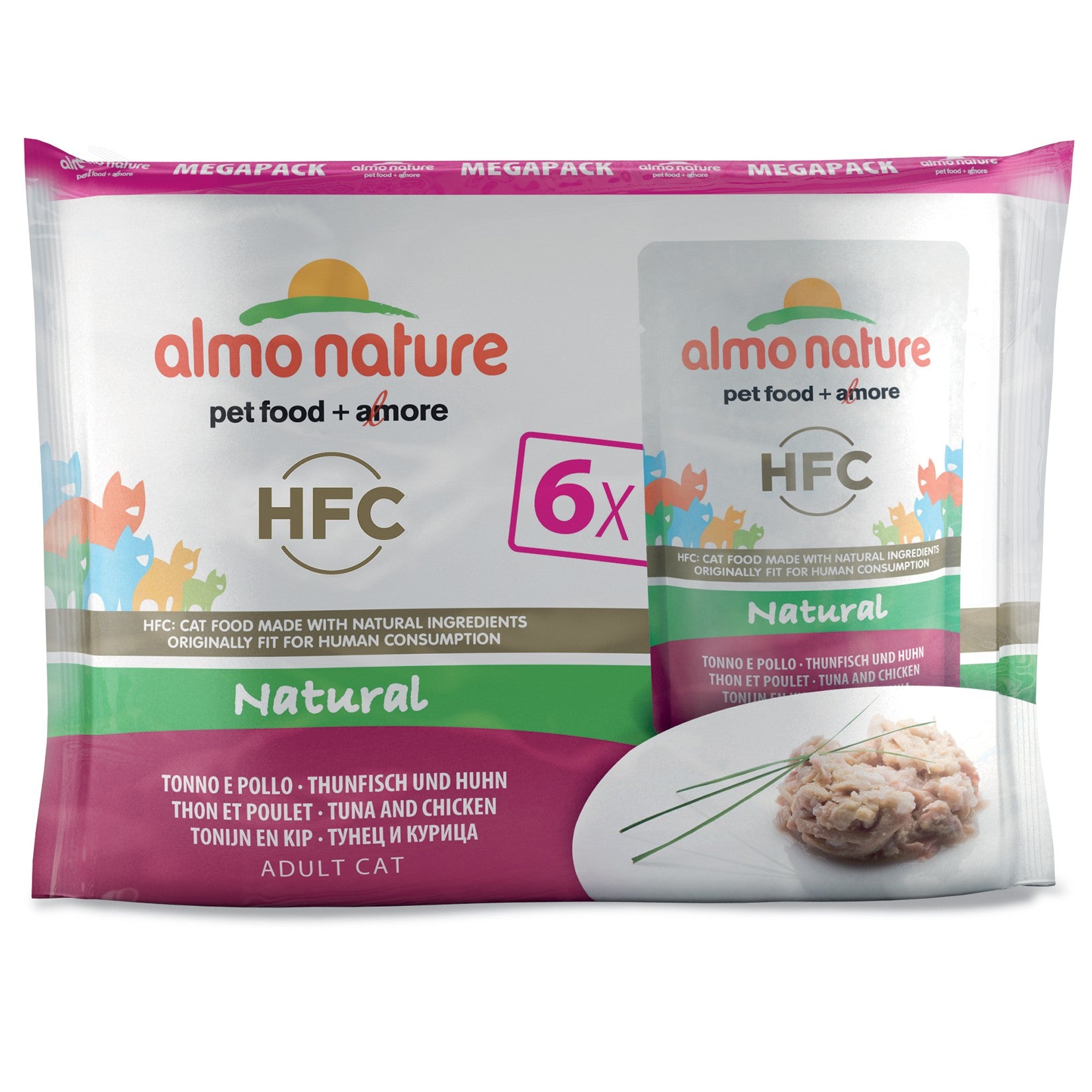Almo Nature Pâtées Chat Adulte - HFC Natural - 6 x 55 g