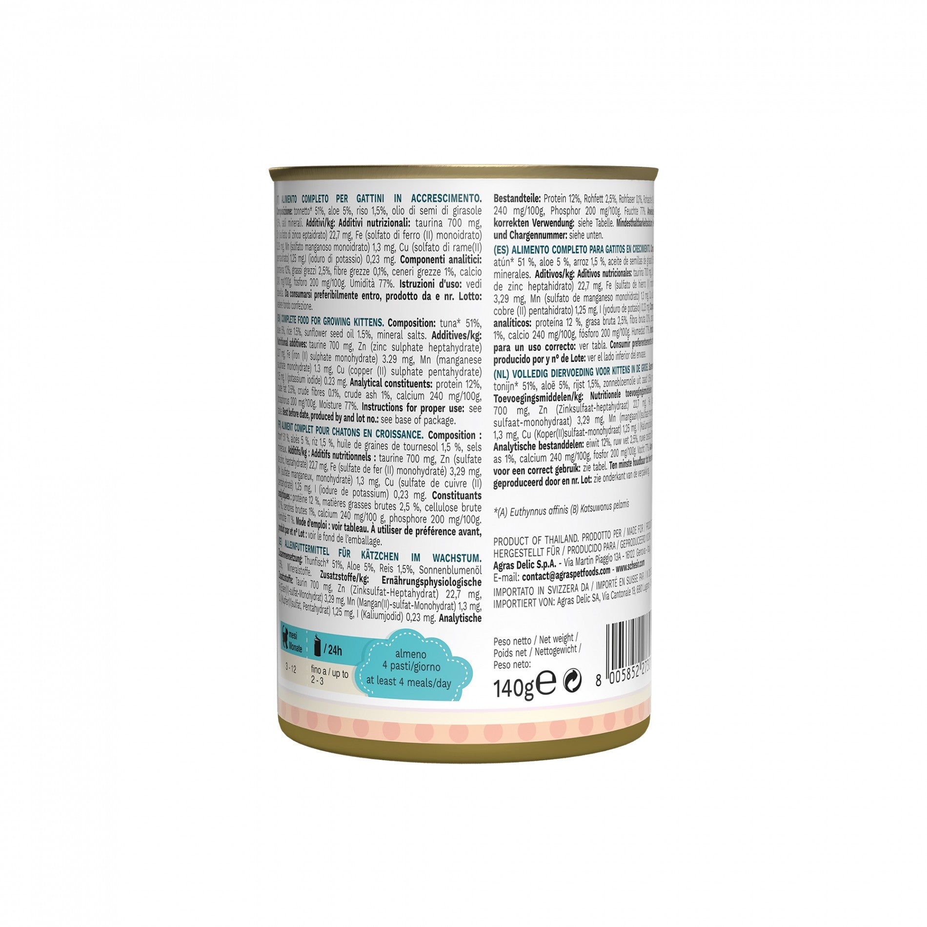 Schesir Pâtées en gelée Kitten - 24 x 140 g