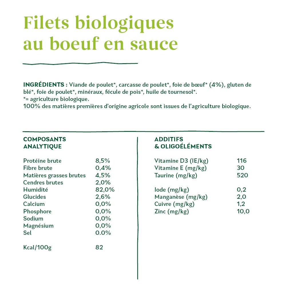 Yarrah filets bio en sauce - Lot 14 x 85 g