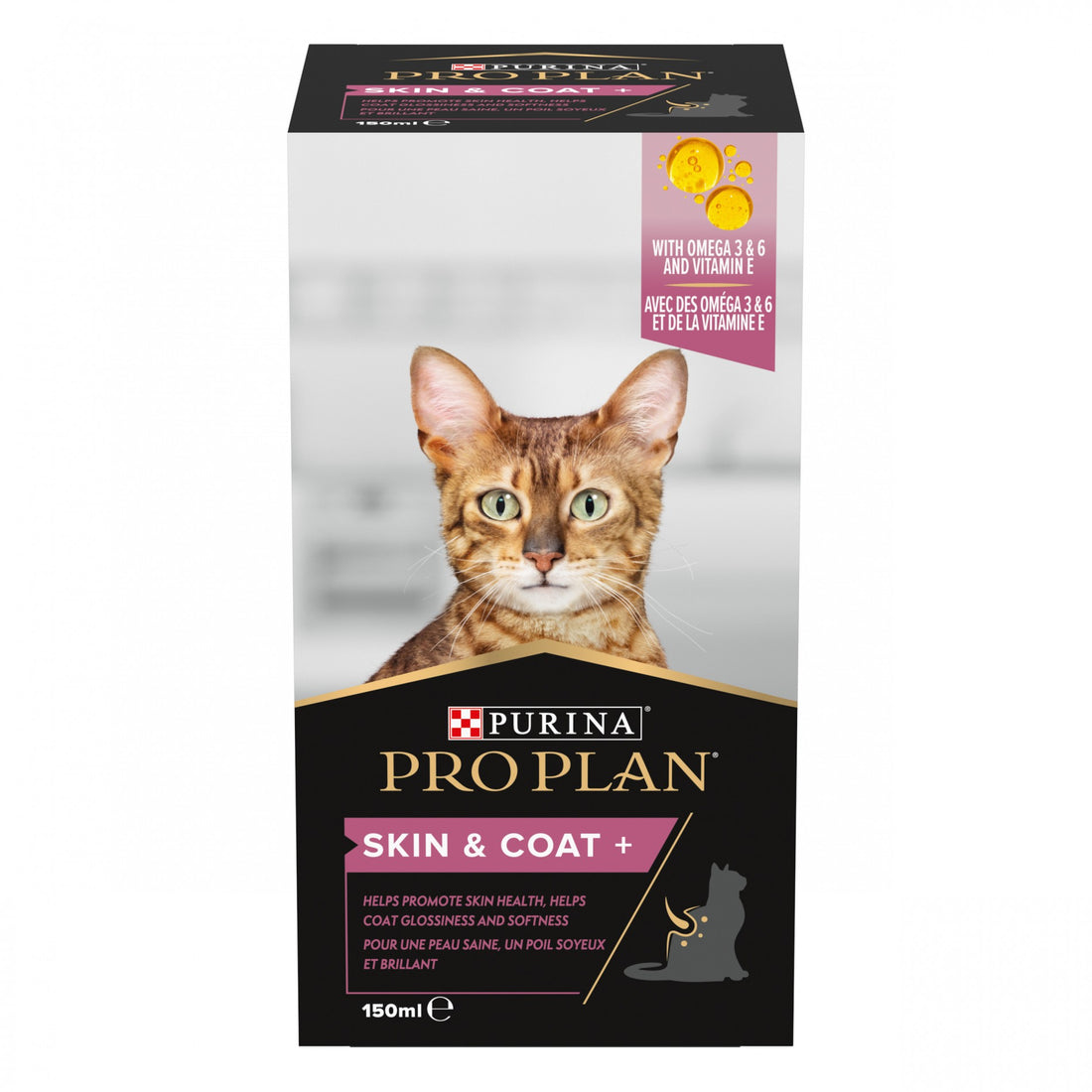 PRO PLAN Skin &amp; Coat+ en huile - Aliment complémentaire pour chat