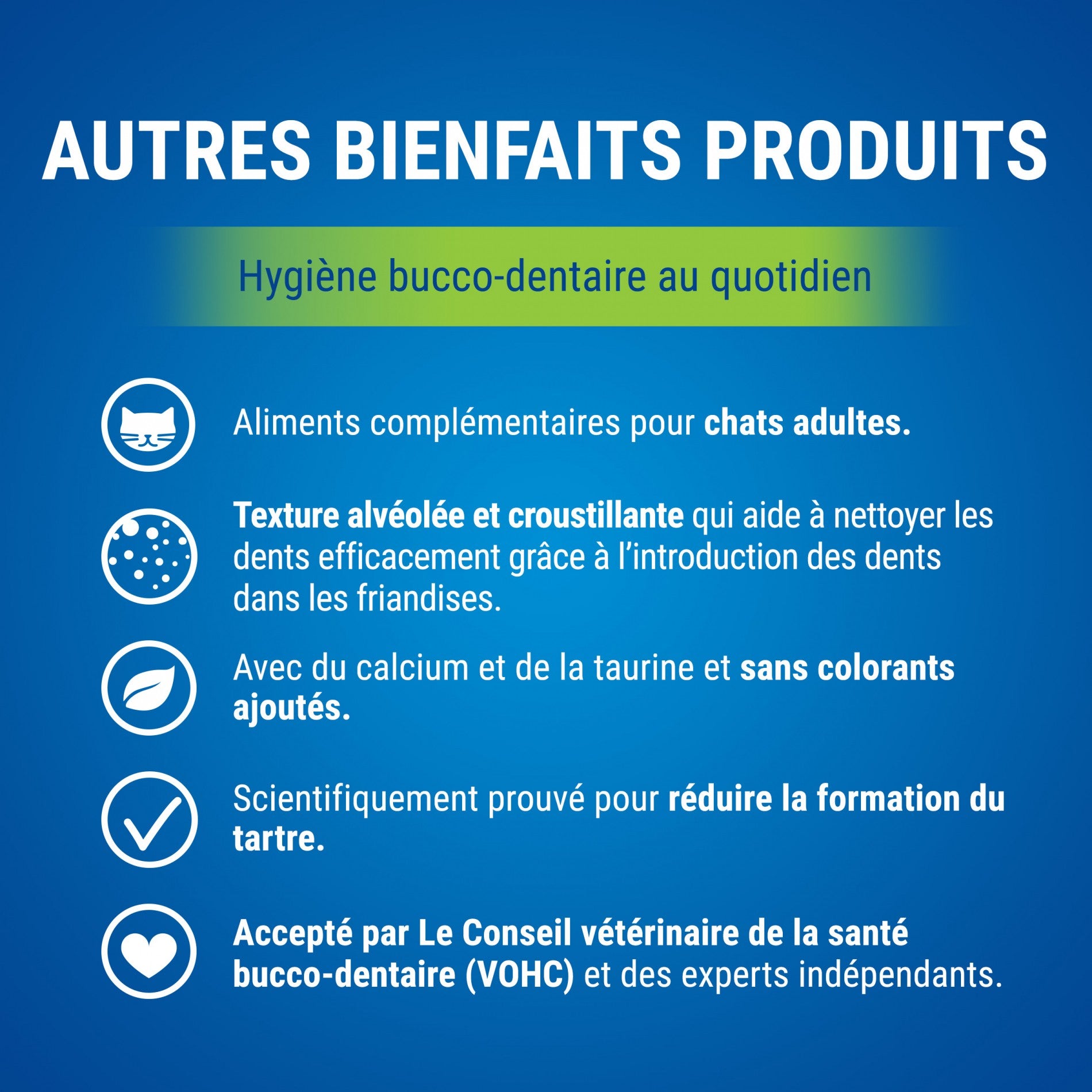 Bouchées Dentalife au poulet - Friandises bucco-dentaires pour chat