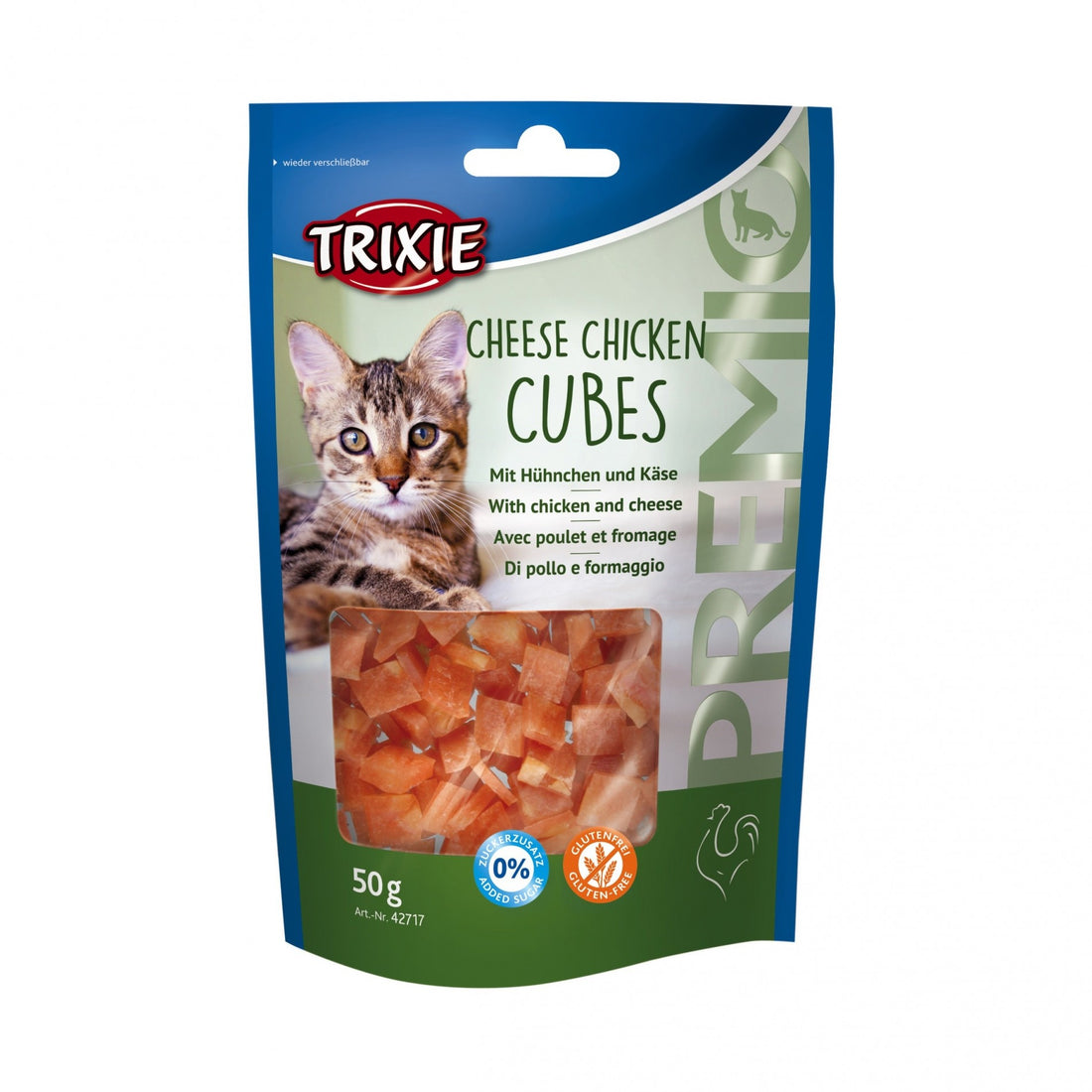 Premio Cheese Chicken Cubes