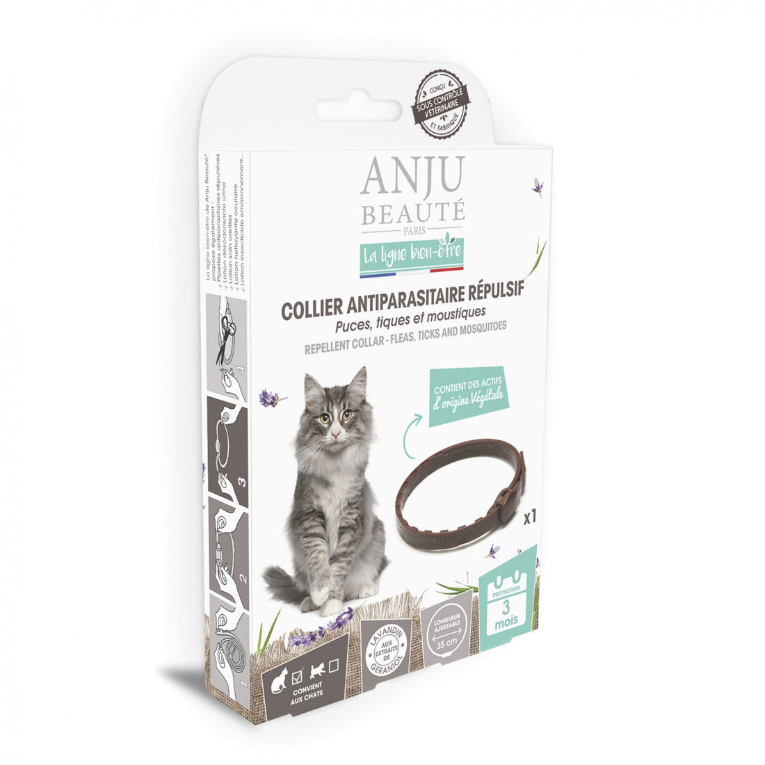 Collier antiparasitaire répulsif chat