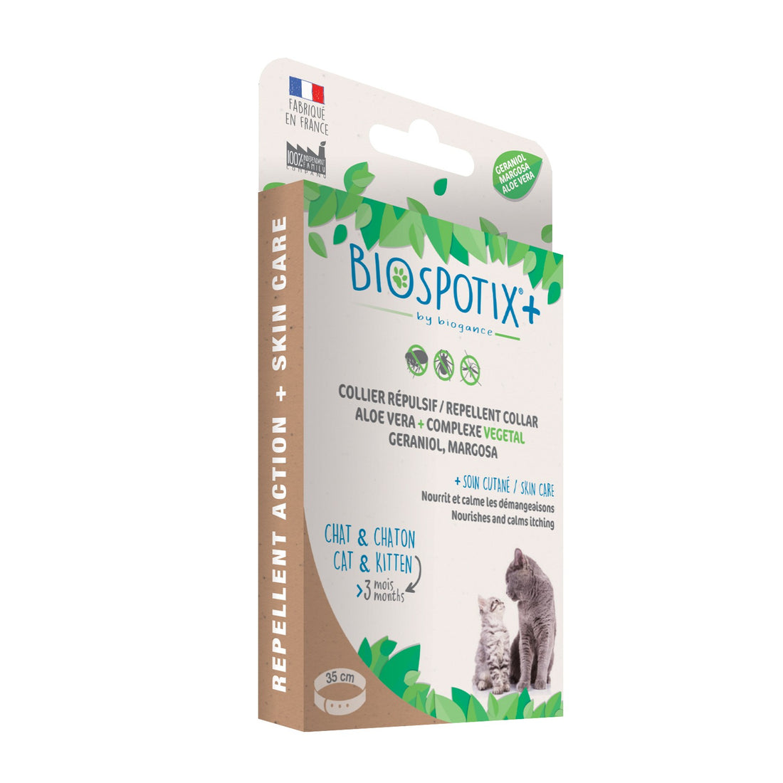 Collier répulsif Biospotix+ pour chat &amp; chaton