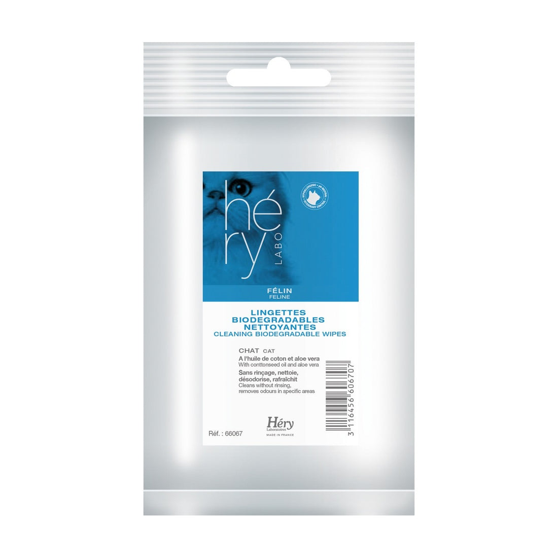 Lingettes nettoyantes Félin
