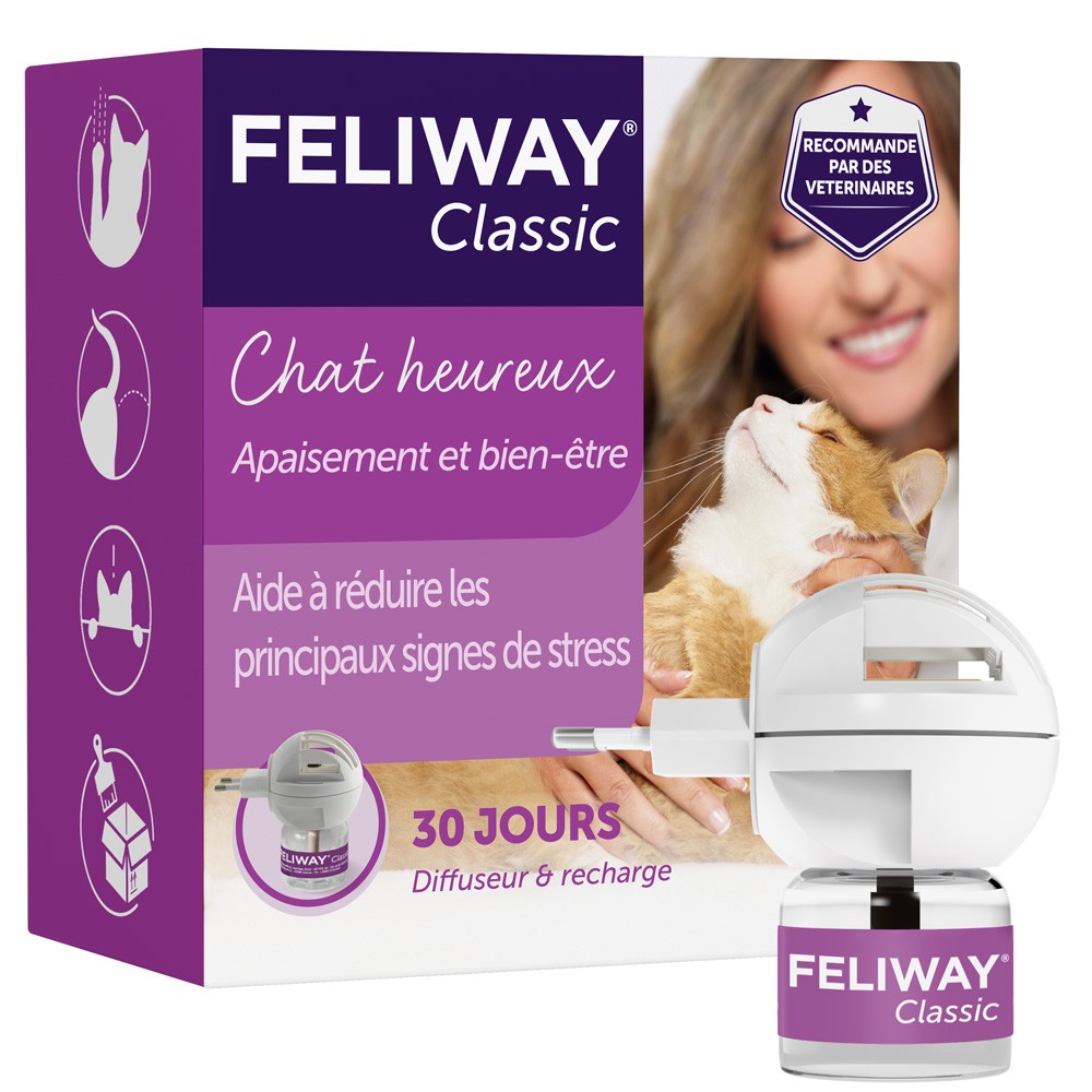 Feliway® Classic diffuseur + recharge (kit complet)
