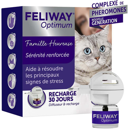 Feliway® Optimum diffuseur + recharge (kit complet)